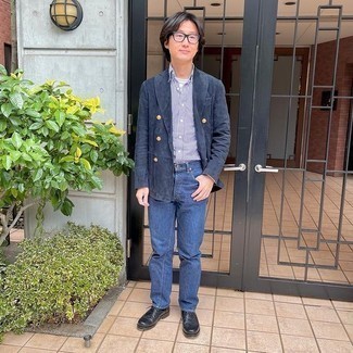 С чем носить черные броги