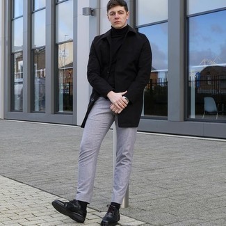 Какие дождевики носить с черными брогами