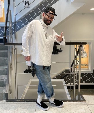 С чем носить черный ремень из плотной ткани мужчине