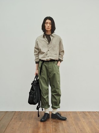 С чем носить черный ремень из плотной ткани мужчине