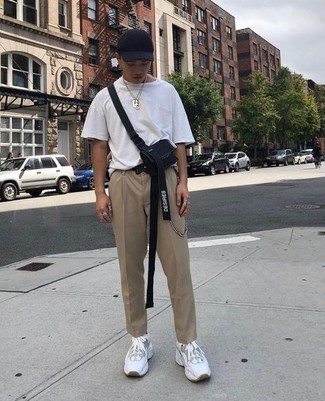 С чем носить черный ремень из плотной ткани мужчине