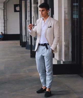 С чем носить черный ремень из плотной ткани мужчине