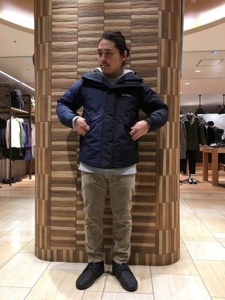 С чем носить черные ботинки из плотной ткани мужчине