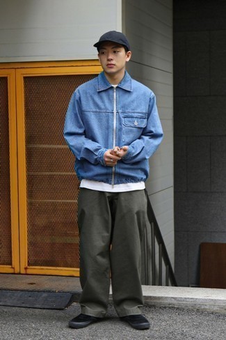 С чем носить черные слипоны из плотной ткани мужчине