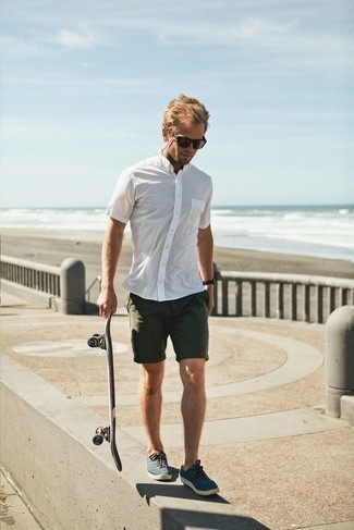 С чем носить черные часы из плотной ткани мужчине