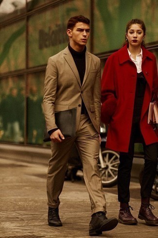 С чем носить черный мужской клатч из плотной ткани мужчине