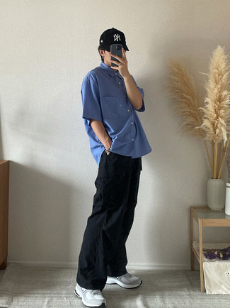 Какие кроссовки носить с черными брюками карго