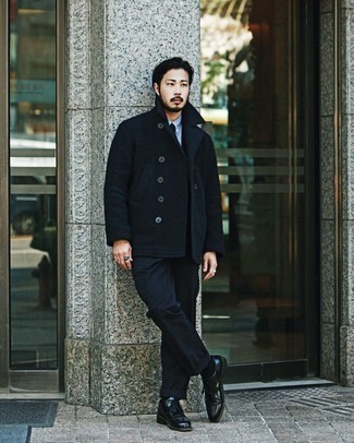 Какие туфли дерби носить с черными брюками карго