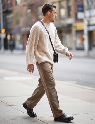 С чем носить черные ботинки челси мужчине