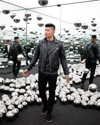 Какие свитшоты носить с черными ботинками челси мужчине