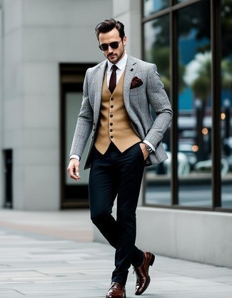 Какие пиджаки носить с черными брюками чинос