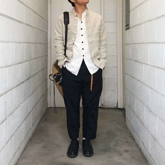 Какие туфли дерби носить с черными брюками чинос