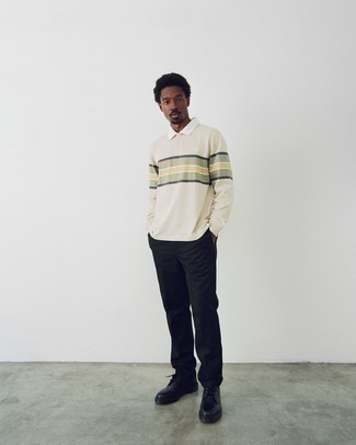 Какие туфли дерби носить с черными брюками чинос