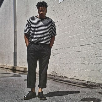 Какие туфли дерби носить с черными брюками чинос