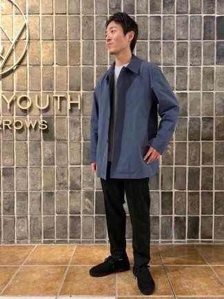 Какие ботинки дезерты носить с черными брюками чинос