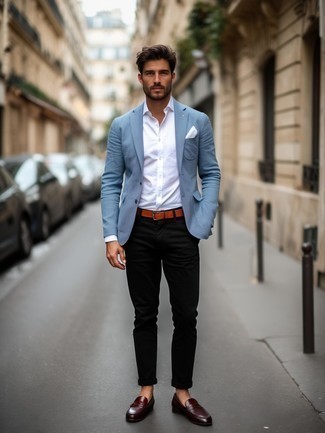 Какие лоферы носить с черными брюками чинос