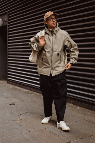 Какие ветровки носить с черными брюками чинос