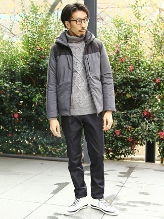 Какие ветровки носить с черными брюками чинос