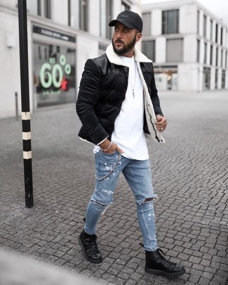 С чем носить черную вельветовую куртку мужчине