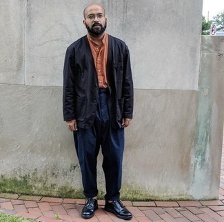 Какие пиджаки носить с черными туфлями дерби