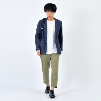 Какие пиджаки носить с черными туфлями дерби