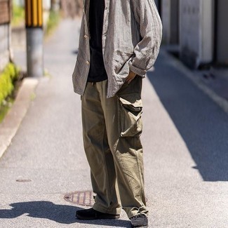 С чем носить черные ботинки дезерты