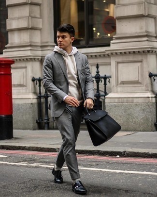 С чем носить черные монки с двумя ремешками