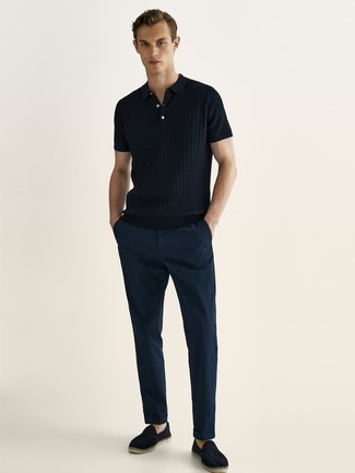 С чем носить черные эспадрильи мужчине