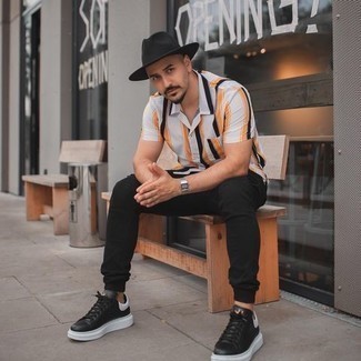 С чем носить черную шляпу мужчине