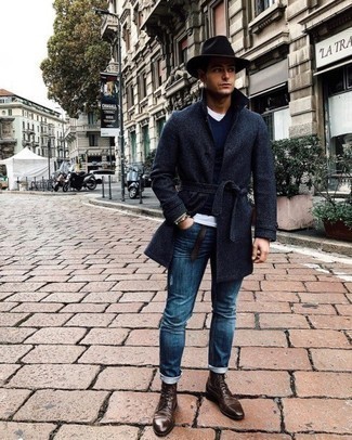 С чем носить черную шляпу мужчине