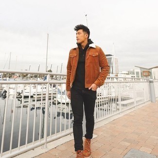 Какие куртки харрингтон носить с черным худи