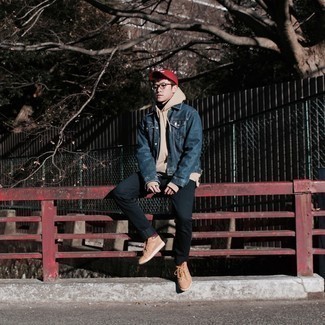 Какие джинсовые куртки носить с черными джинсами мужчине