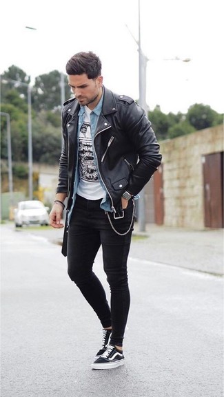 Какие джинсовые рубашки носить с черными джинсами мужчине