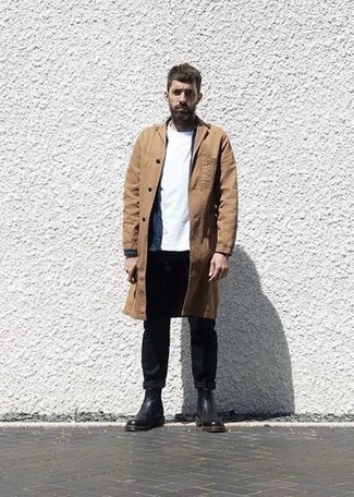 Какие джинсовые рубашки носить с черными джинсами мужчине