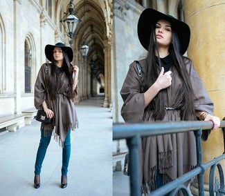 С чем носить черный кожаный ремень женщине