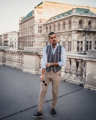 С чем носить черные кожаные топсайдеры