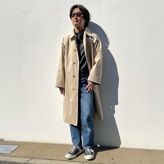 С чем носить черный кожаный бомбер мужчине