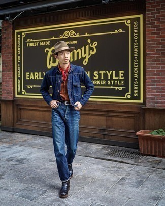 С чем носить черные кожаные ботинки челси мужчине