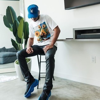 С чем носить черные кожаные брюки мужчине