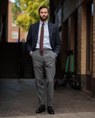 С чем носить черные кожаные лоферы с кисточками