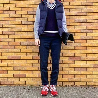 С чем носить черный кожаный мужской клатч мужчине