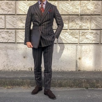 С чем носить черный кожаный мужской клатч мужчине