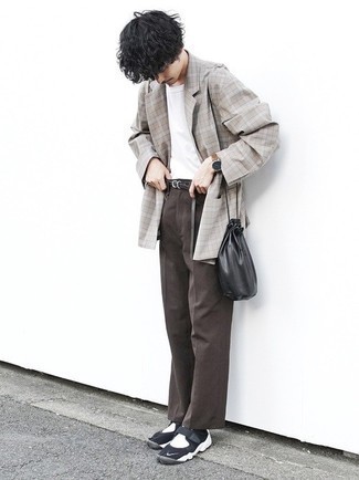 С чем носить черный кожаный мужской клатч мужчине