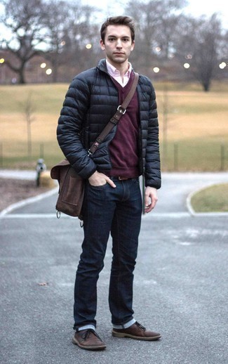 С чем носить черную легкую куртку мужчине