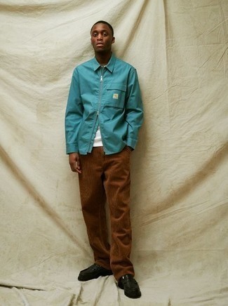 Какие куртки харрингтон носить с черными лоферами