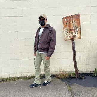 Какие куртки харрингтон носить с черными низкими кедами