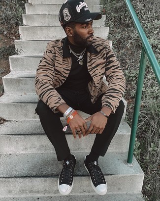 Какие куртки харрингтон носить с черными низкими кедами