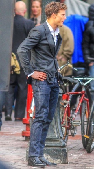 Какие рубашки с длинным рукавом носить с черными монками