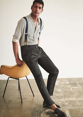 Какие рубашки с длинным рукавом носить с черными монками