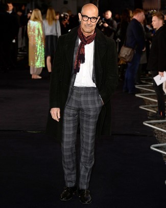 Какие длинные пальто носить с черными монками